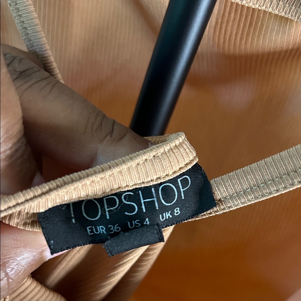 Topshop Camel Shapewear Bodysuit - Picture 2 of 6